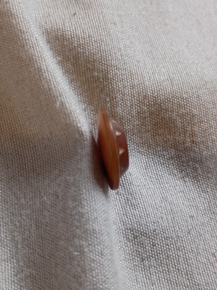 Antique Vegetable Ivory Whistle Button.