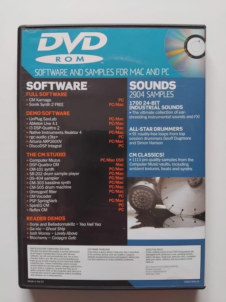 DVD Computer Music 85