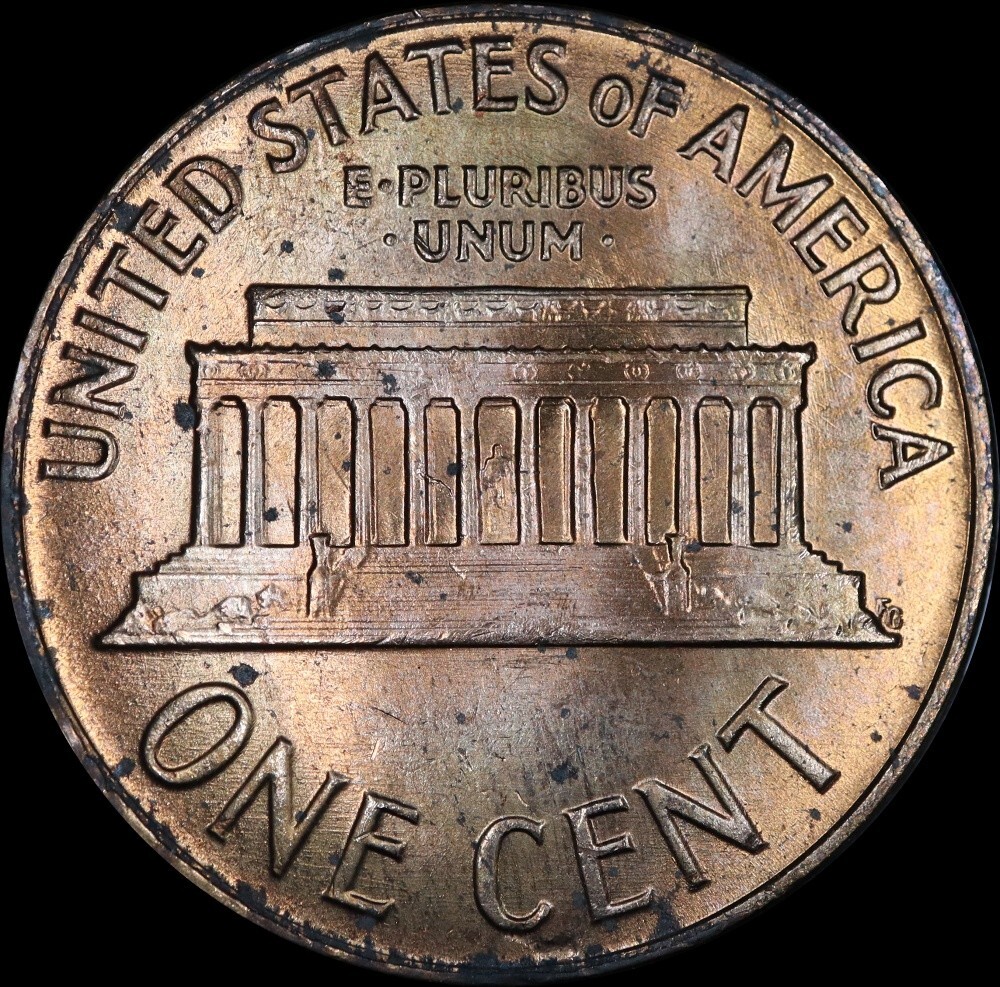 1964 Lincoln cent 1d0-004