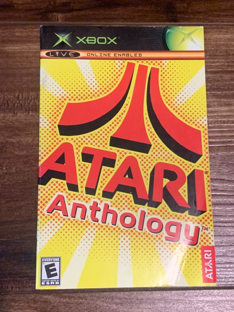 Atari Anthology XBOX Instruction Manual Only