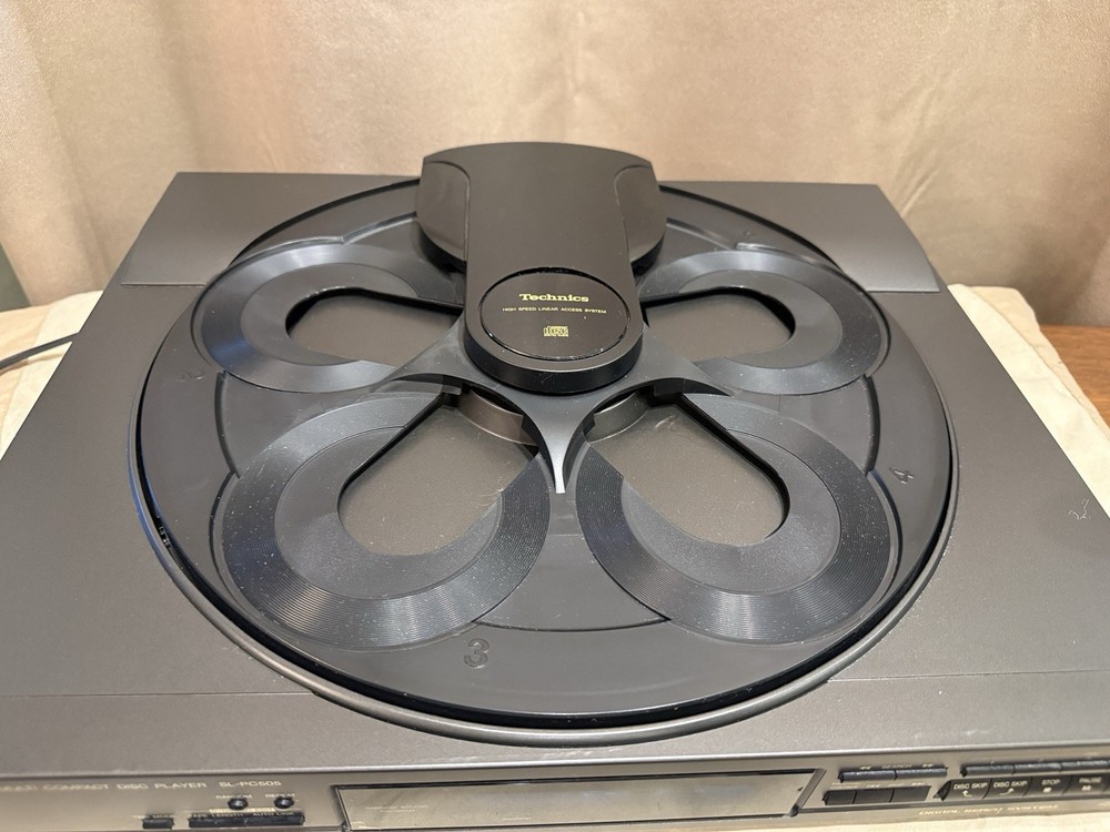 💙Technics SL-PC505 Audio 5 CD Carousel Compact Disc Player~Full Tested