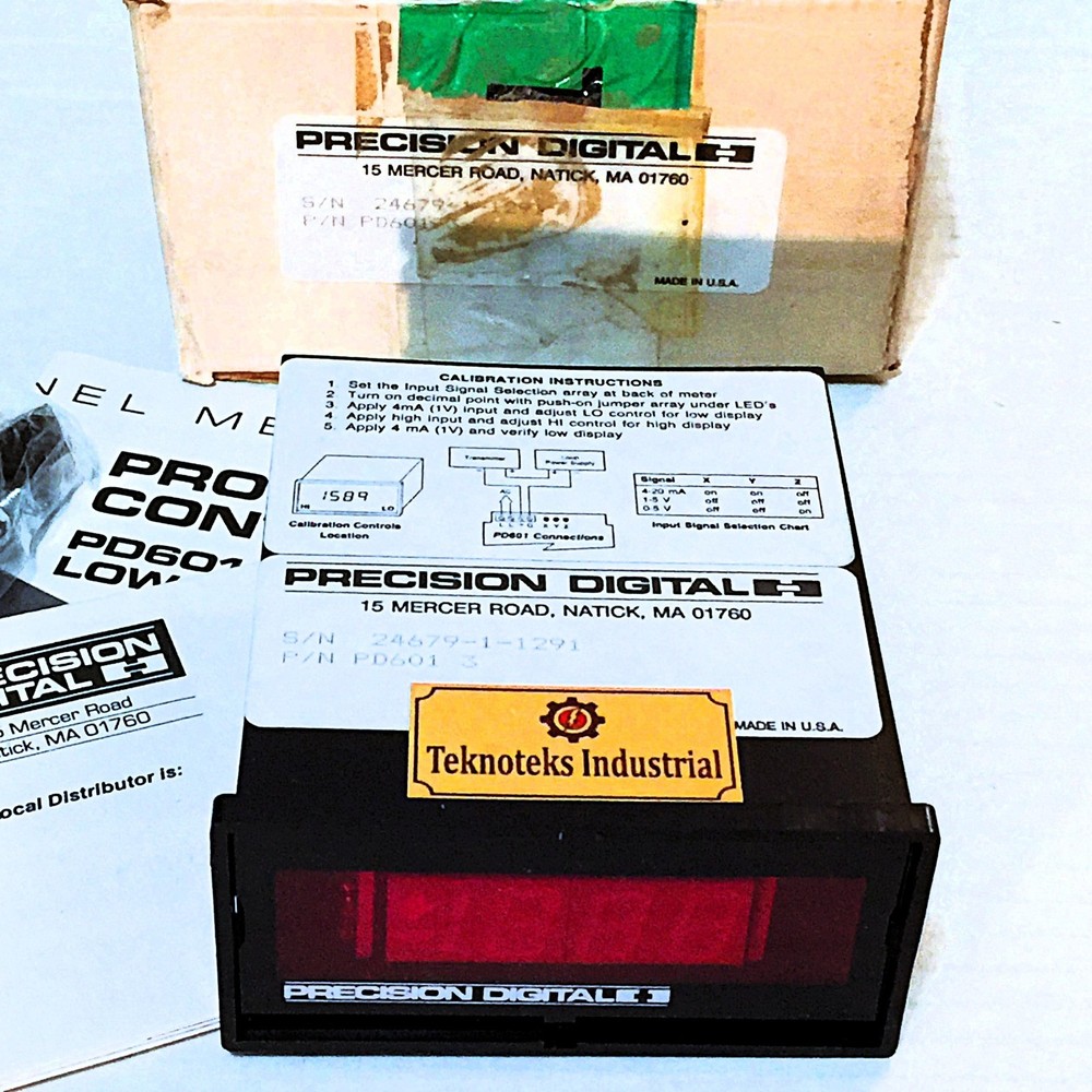 PRECISION DIGITAL PD601 3 PANEL METER