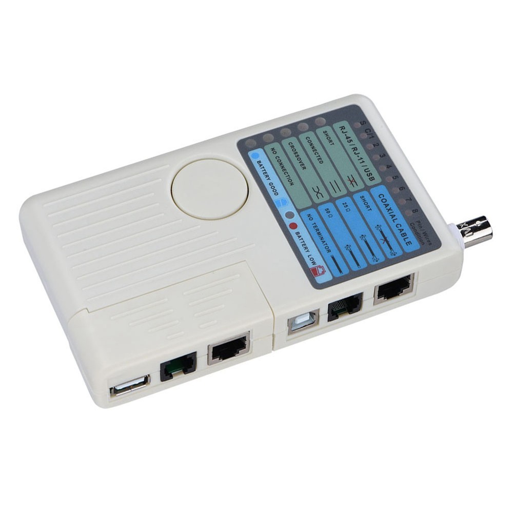 Portable RJ45 Network Cable Tester Fast Speed Testing For IT Technicians Premium