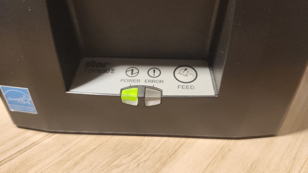 Star Micronics TSP650 II POS Receipt Printer W/ Null Modem Cable *not BT