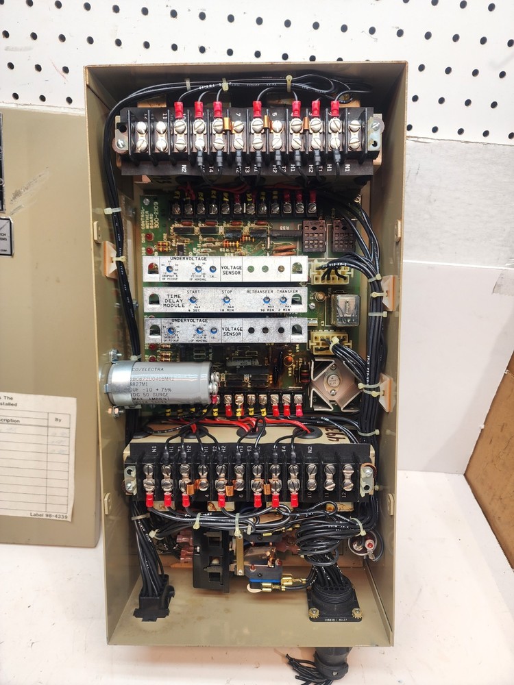 Power Sentry Onan automatic Transfer main Panel OTBCA1004U/3101E, 100 A, 3 ph