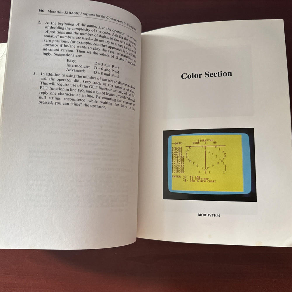 More Than 32 Basic Program For The Commodore 64 Computer Book Original Price Tag