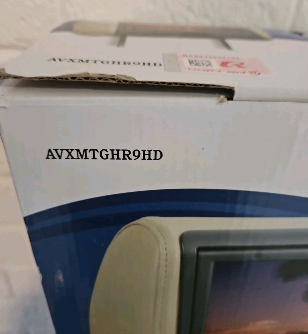 Audiovox MTG AVXMTGHR9HD 9" Headrest Monitor DVD HDMI, USB, Wireless Headphones
