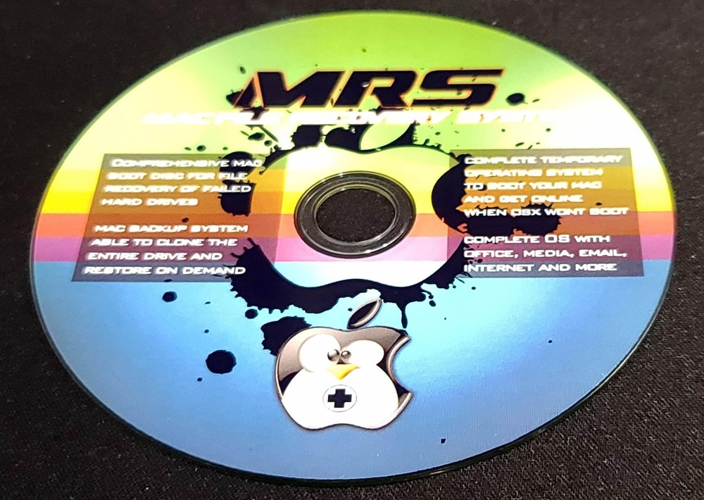 MAC OS X Recovery Boot Disc CD System [compatible all Versions Mac 0SX]
