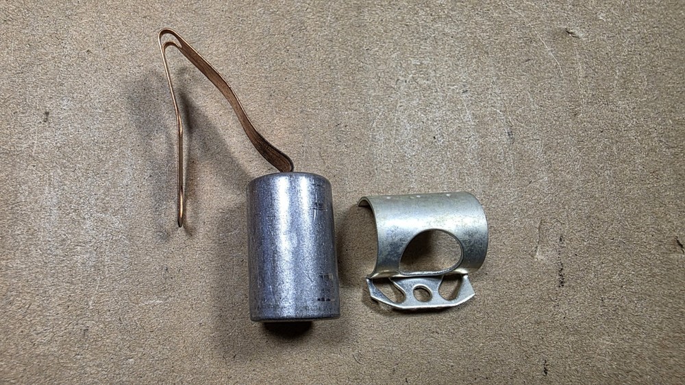 ORIGINAL NOS 1969-1971 MOPAR IGNITION DISTRIBUTOR CONDENSER WITH BRACKET