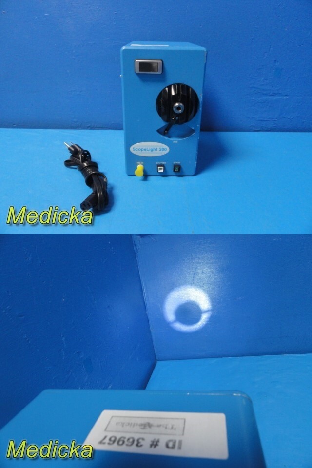 ScopeLight Model 200 Halogen Light Source ONLY ~ 36967