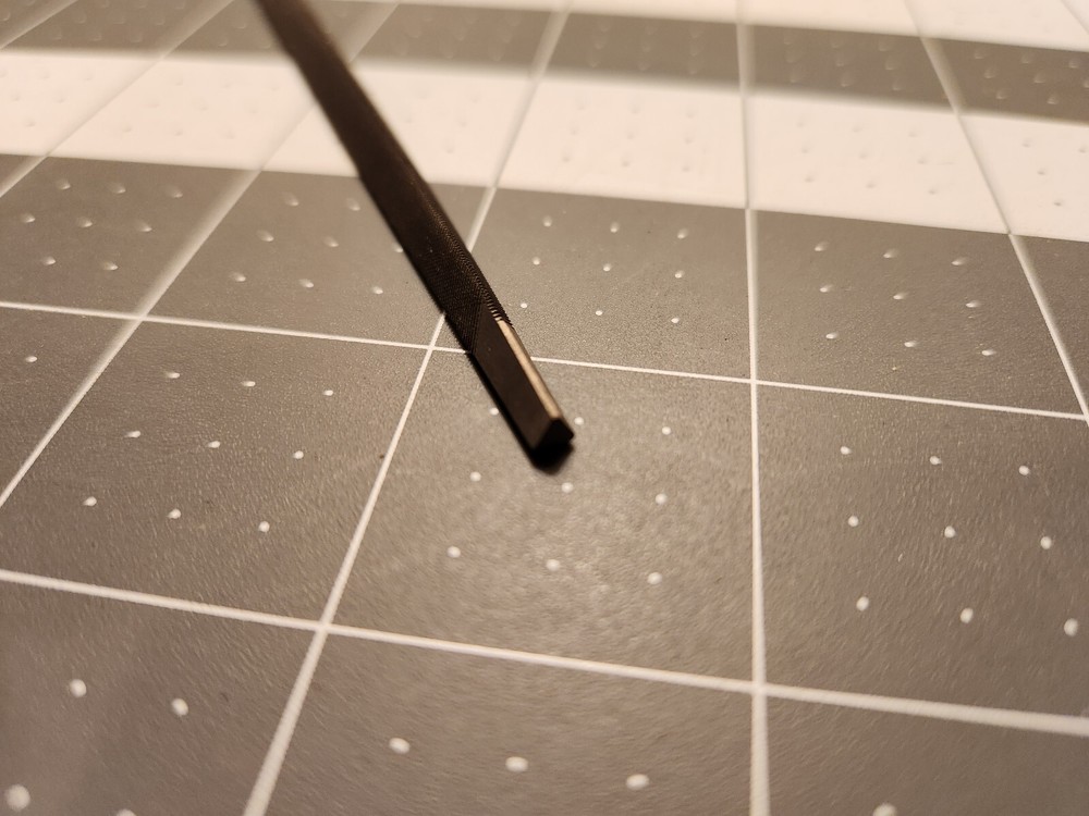 Nicholson 6" Double-cut Triangular Extra Slim Taper File - 15460