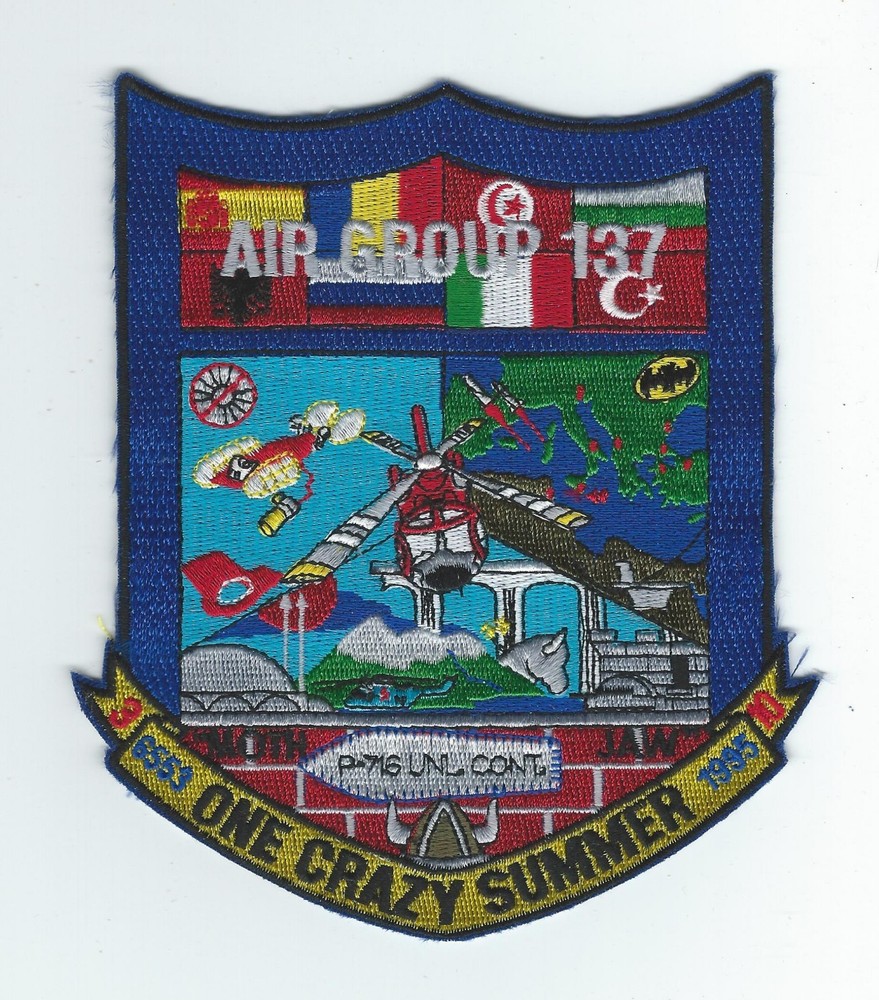 U.S. COAST GUARD AIR GROUP 137 1995 patch