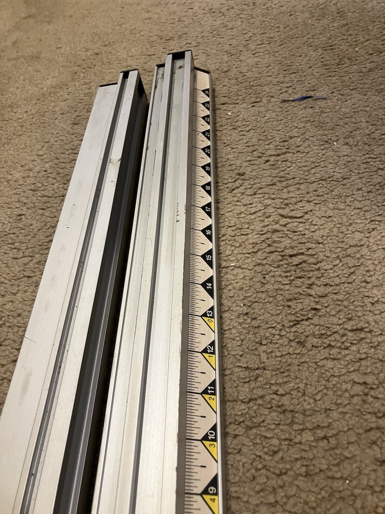 Ryobi 10" Table Saw BT3000 BT3100 Front & Back Rail Rails with locking knobs