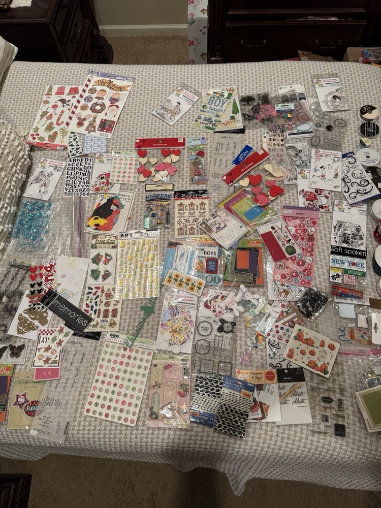 Large lot - Scrapbooking Supplies