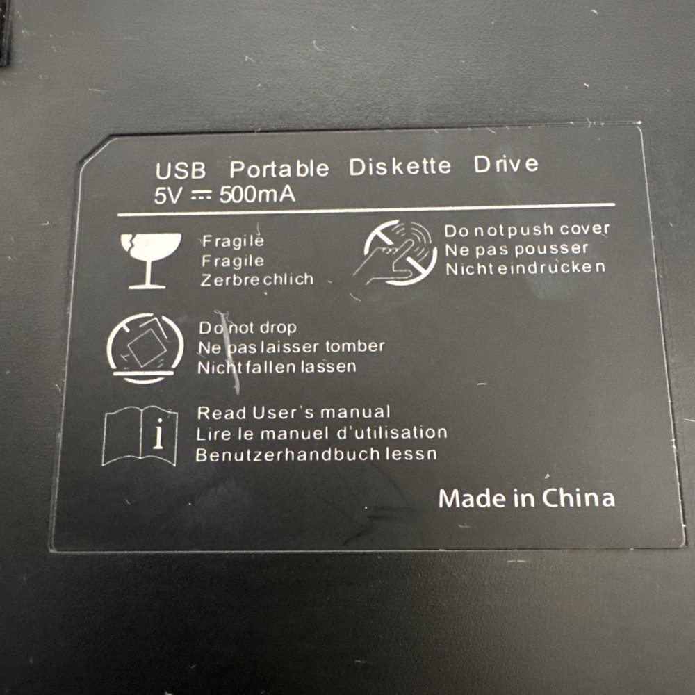 Dainty USB Portable Diskette Floppy Drive H