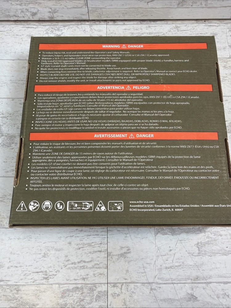 Echo 99944200418 Blade Conversion Kit Without Blade SRM Trimmers New Sealed