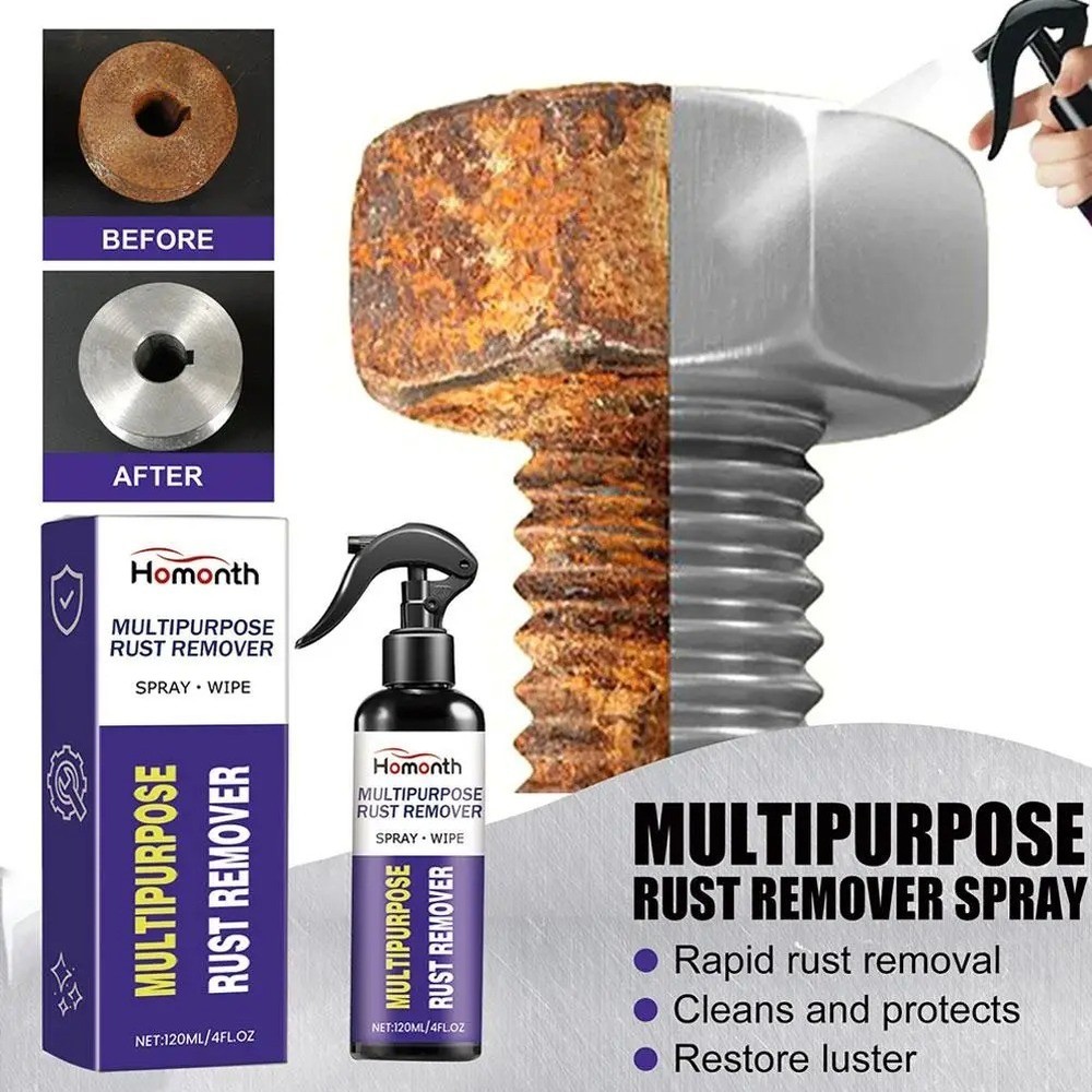 Multi-purpose Car Rust Removal Spray Rust Remover Rust Inhibitor Derusting |us~