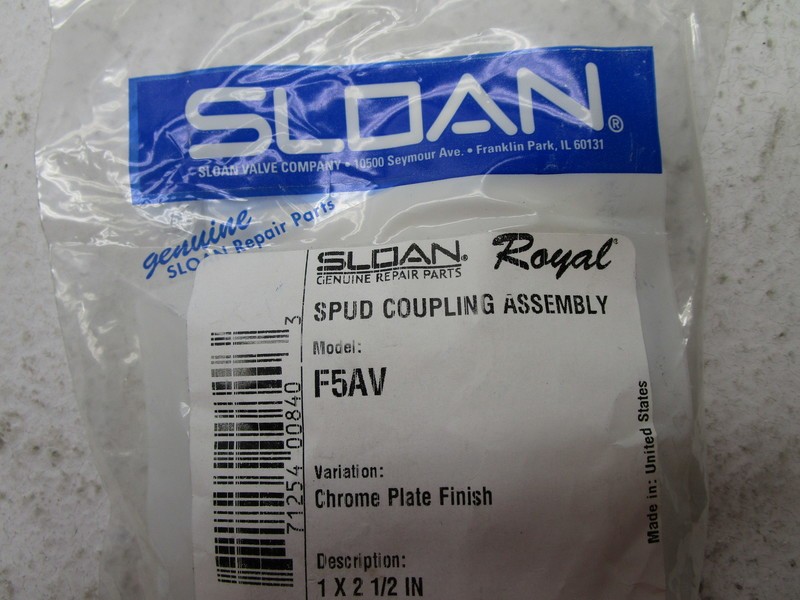 SLOAN F5AV SPUD COUPLING NSMP