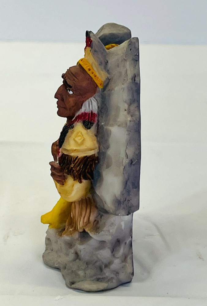 Native American Warrior/Arrowhead Figurine