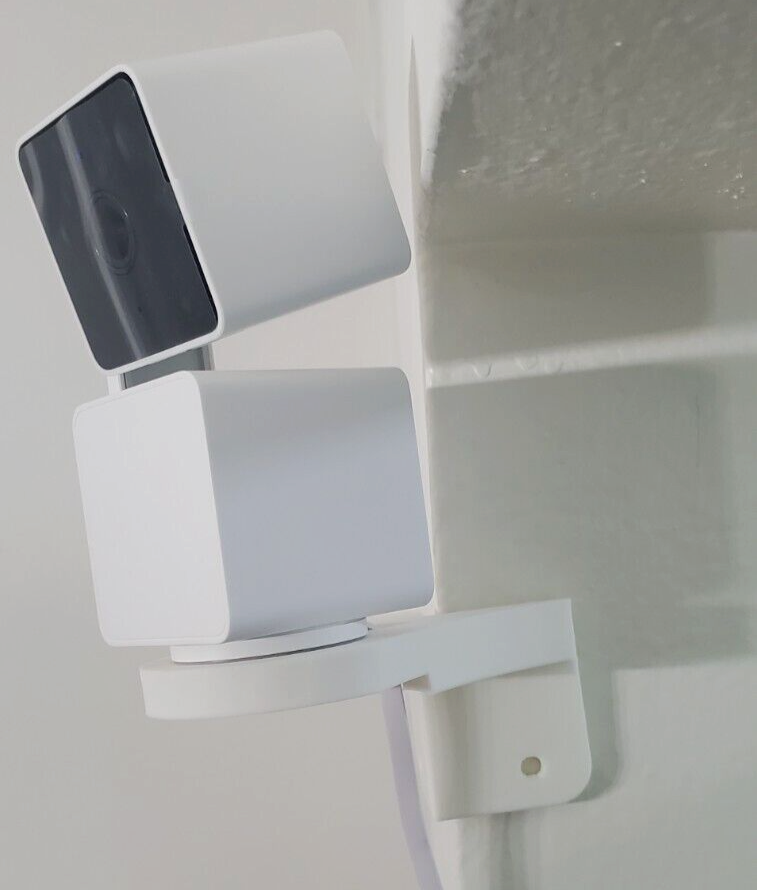 WYZE CAM PAN V3 Corner Mount Wall Bracket for Hanging Security Camera 3D Printed