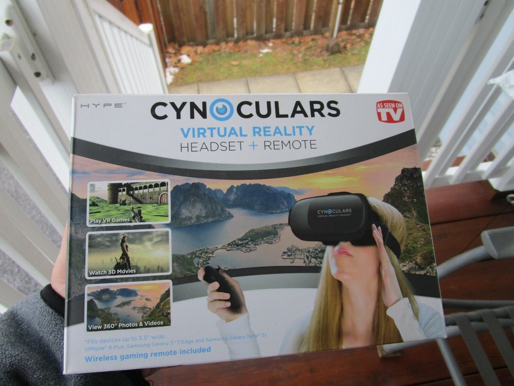 NEW~~~Cynoculars Virtual Reality Headset and Remote!!!