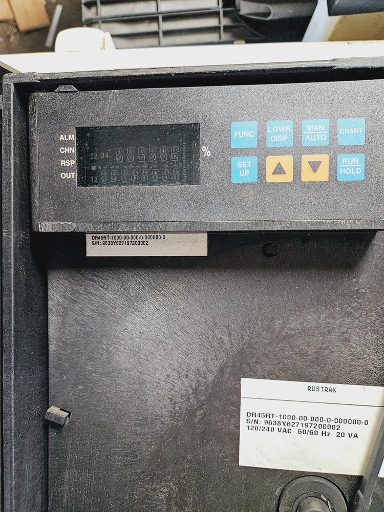 Rustrak RT-8000 Chart Recorder DR4500 MODEL DR45RT-1000-00-000-0-000000-0