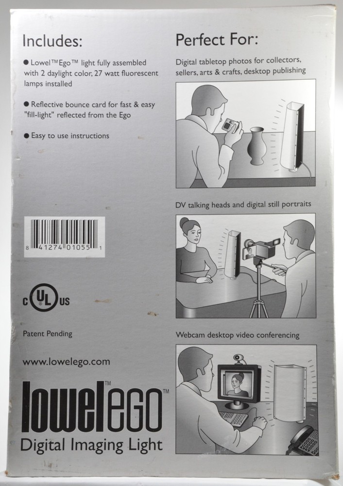 Lowel Ego Daylight Fluorescent Table Top Light Diffuser System -NEW IN BOX
