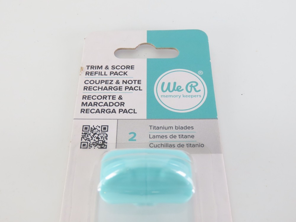 We R Memory Keepers Trim Score Refill Blade Sealed New 2 Pack