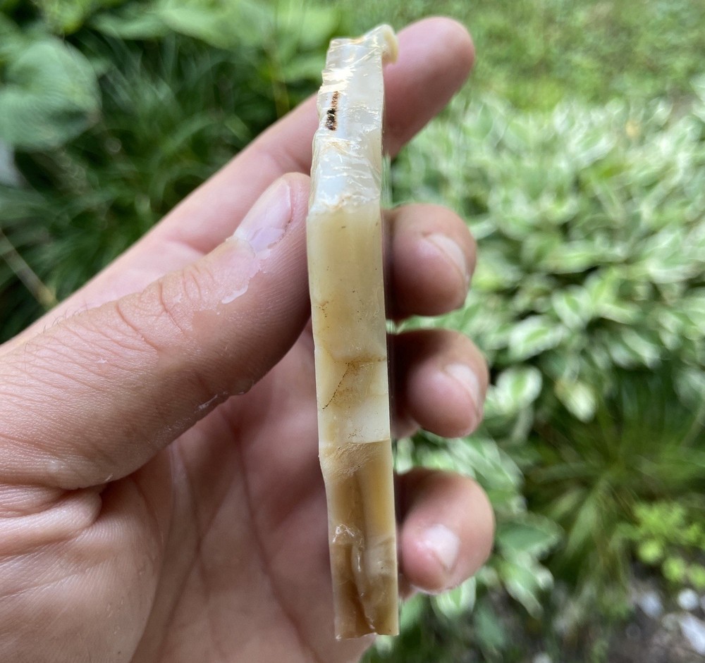 Milky Chalcedony Slab 5 Oz