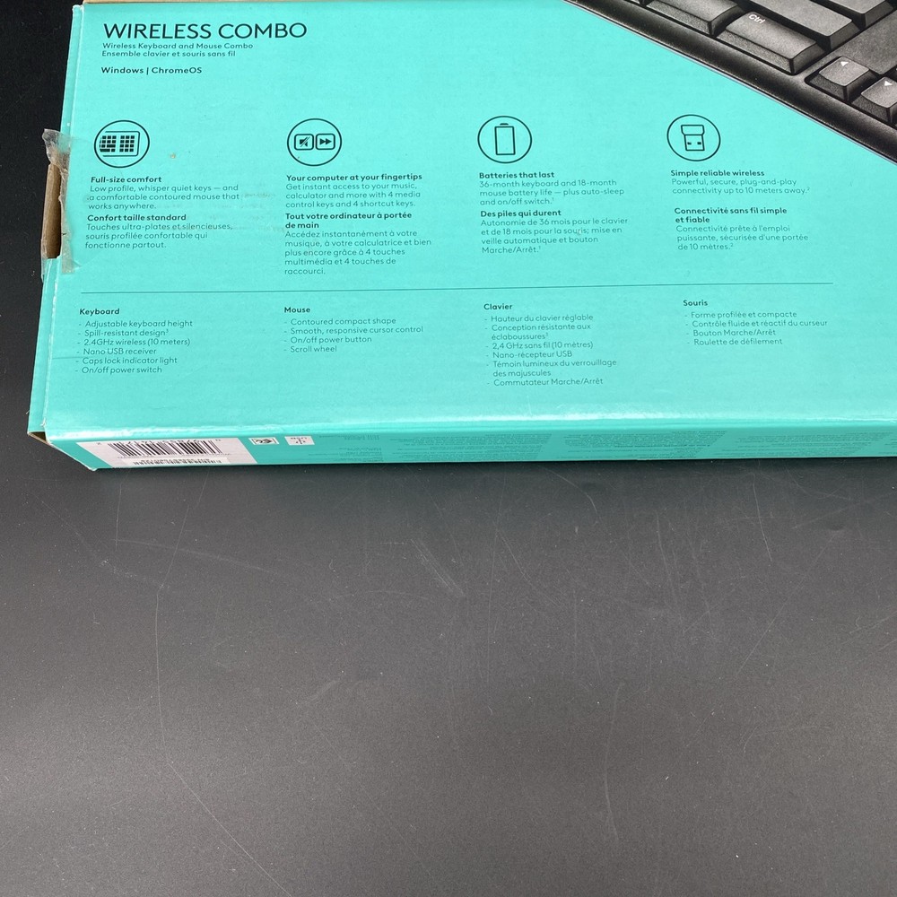 Logitech Wireless Keyboard and Mouse Combo