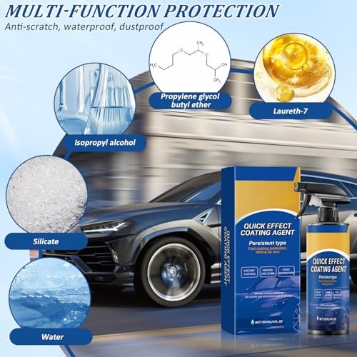 2pcs Car Coating Spray, Quick Effect Coating Agent, 2025 New Quickly Coat Car