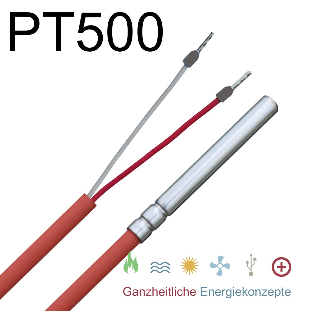 PT500 / PT 500 temperature sensor temperature sensor resistance thermometer +250° C