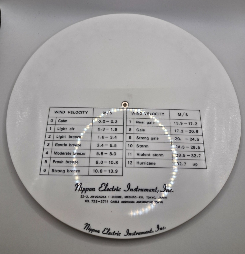 Wind direction wind speed calculation sheet Nippon Electric Instrument, Inc.