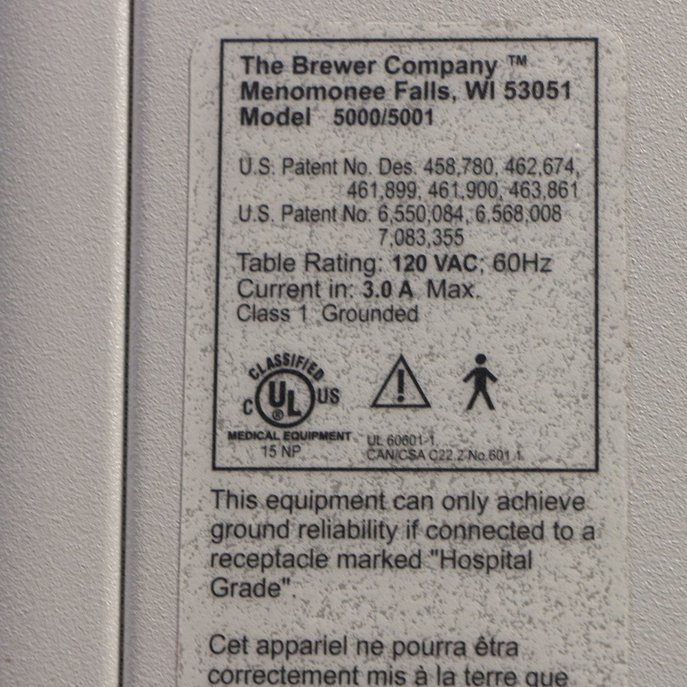Brewer Access 5001 Medical Exam Table