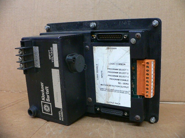 Klockner Bartelt 500081 Programmable Limit Switch
