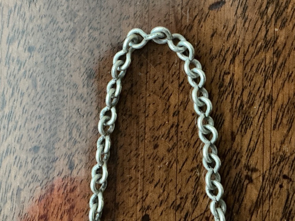 ANTIQUE SILVER PLATED WINE LABEL BOTTLE TICKET