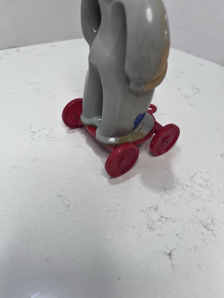 Vtg 1950's Very Rare Rosbro SOX Plastic Pull Toy