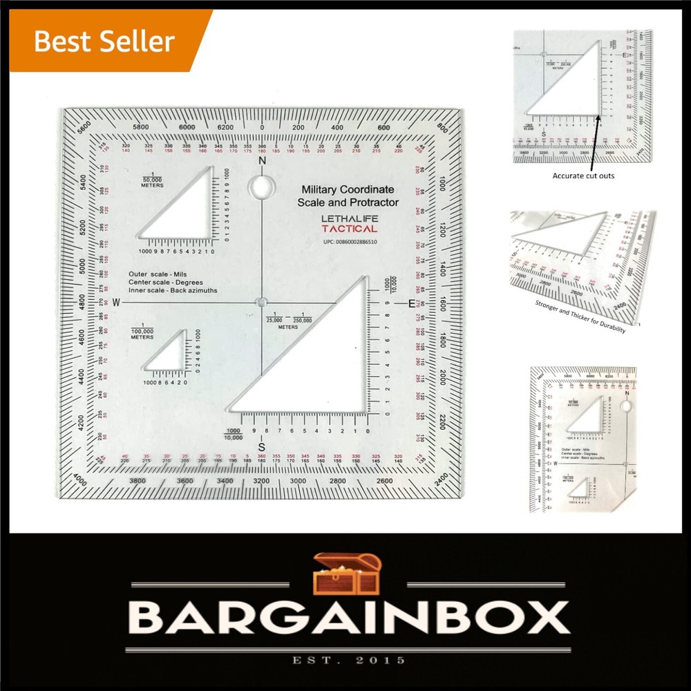 Compact Military Navigation Tool with Multi-Scale Measurements for Professionals