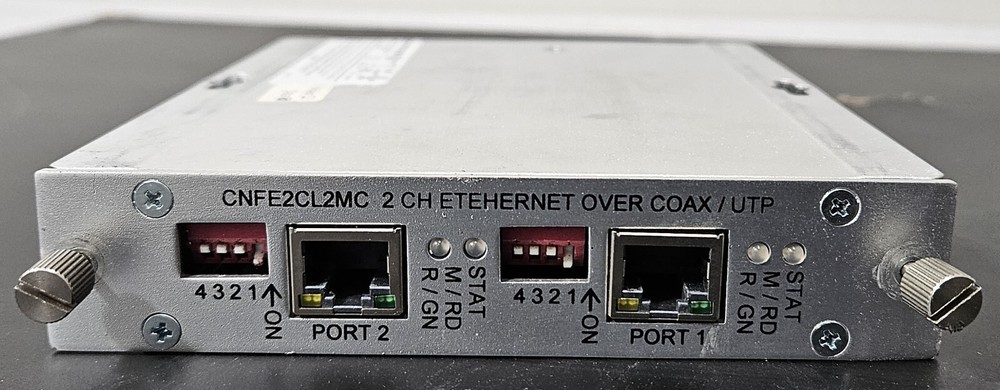 ComNet CNFE2CL2MC 2 Ethernet Channels over 2 Twisted Pair or 2 Coaxial Cables
