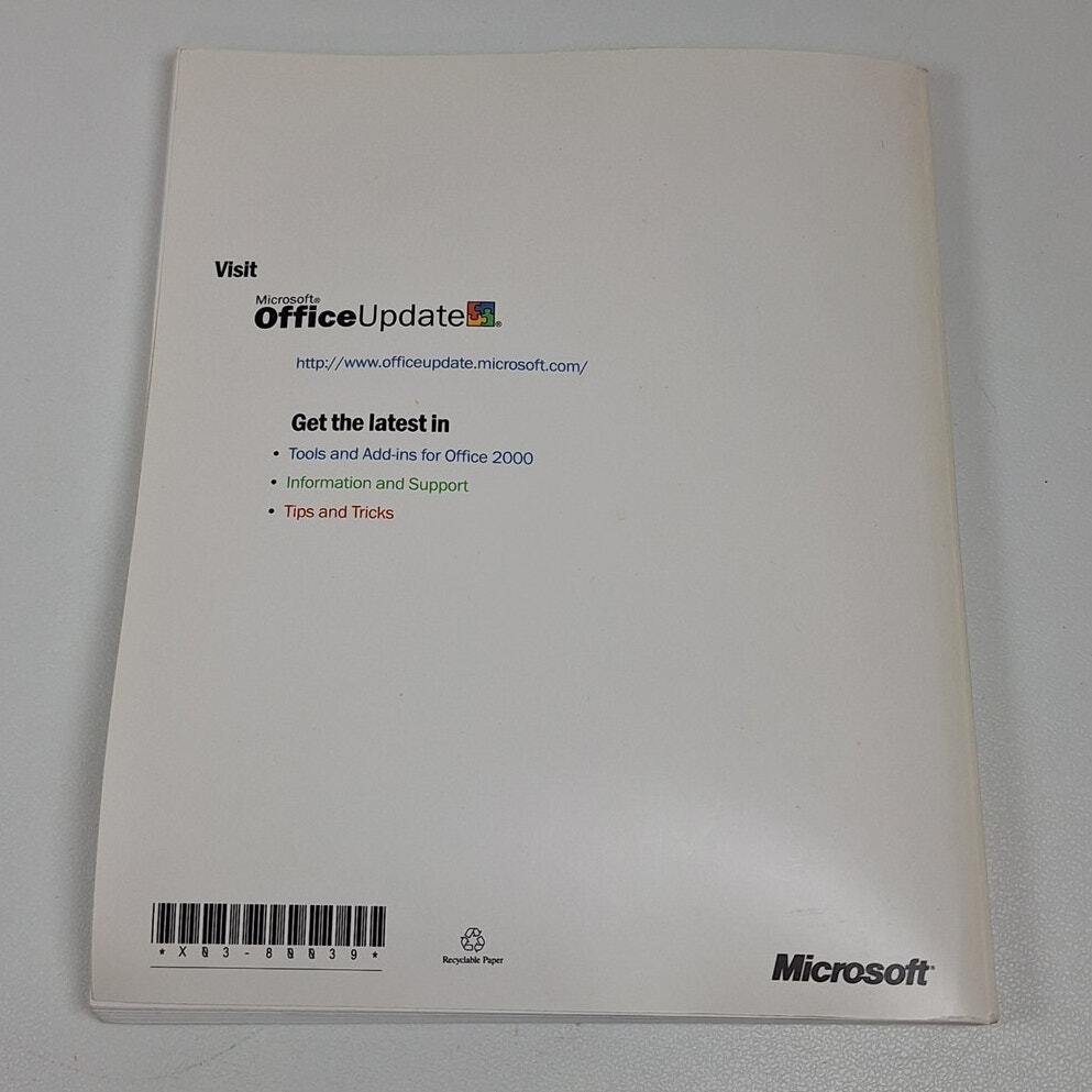 Discovering Microsoft Office 2000 Premium and Professional Manual
