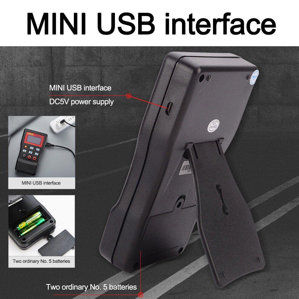 MLC500 High Precision Digital Auto-Range Capacitance Inductance Meter Anti-burn
