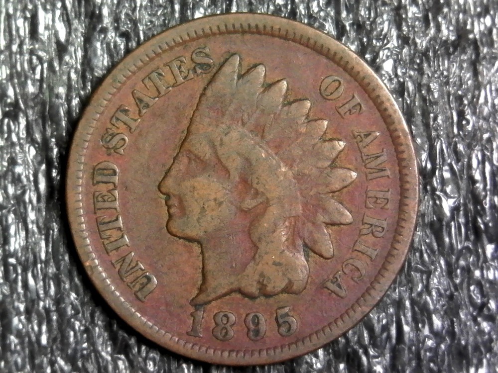 1895 Indian Head Penny, Cent Coin (z1101)