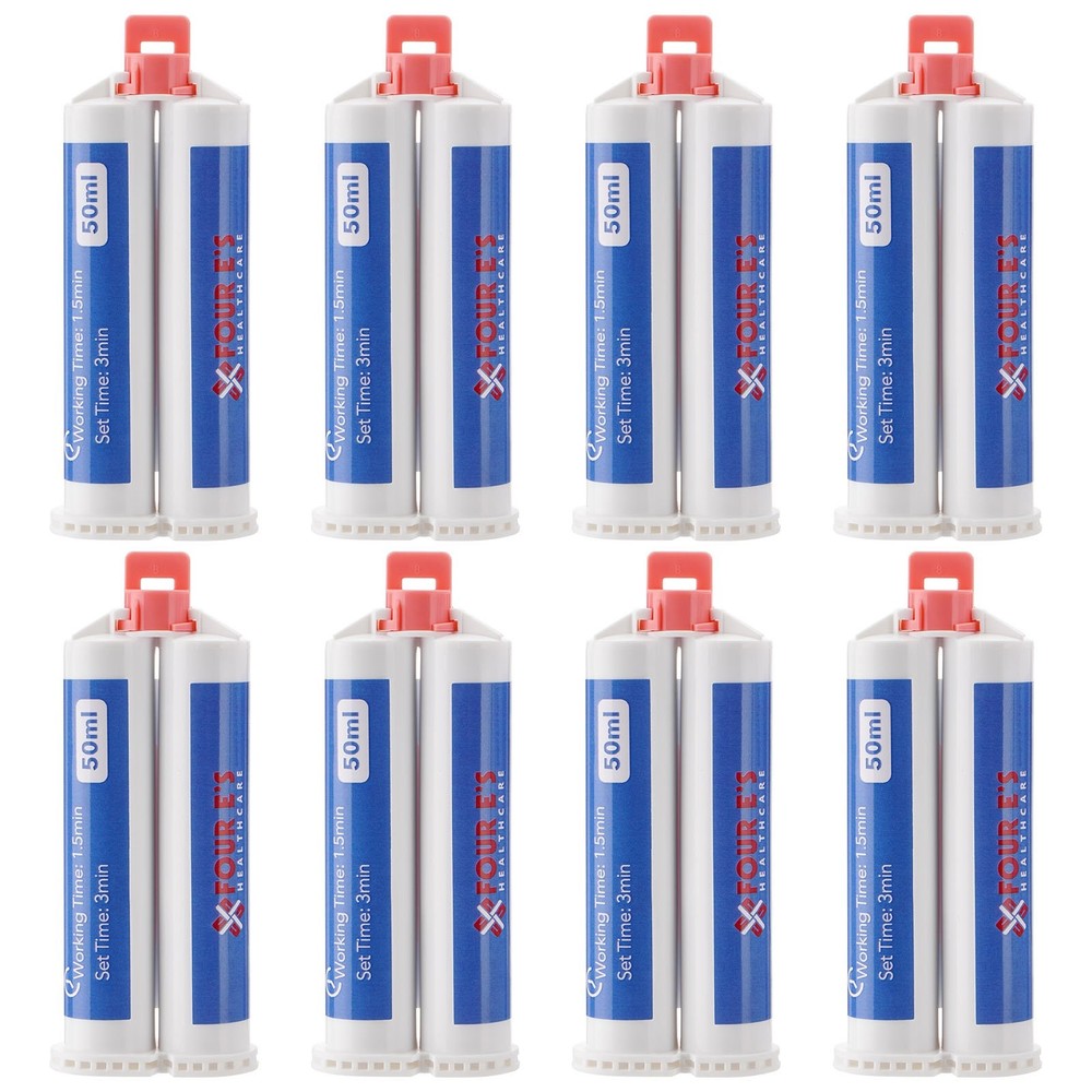 8PCS Dental Impression Material Rapid VPS Light Body Fast Set