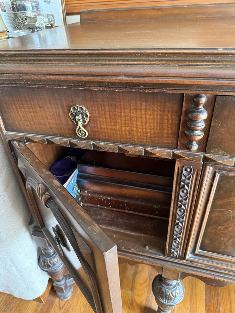Antique Jacobean Sideboard Buffet