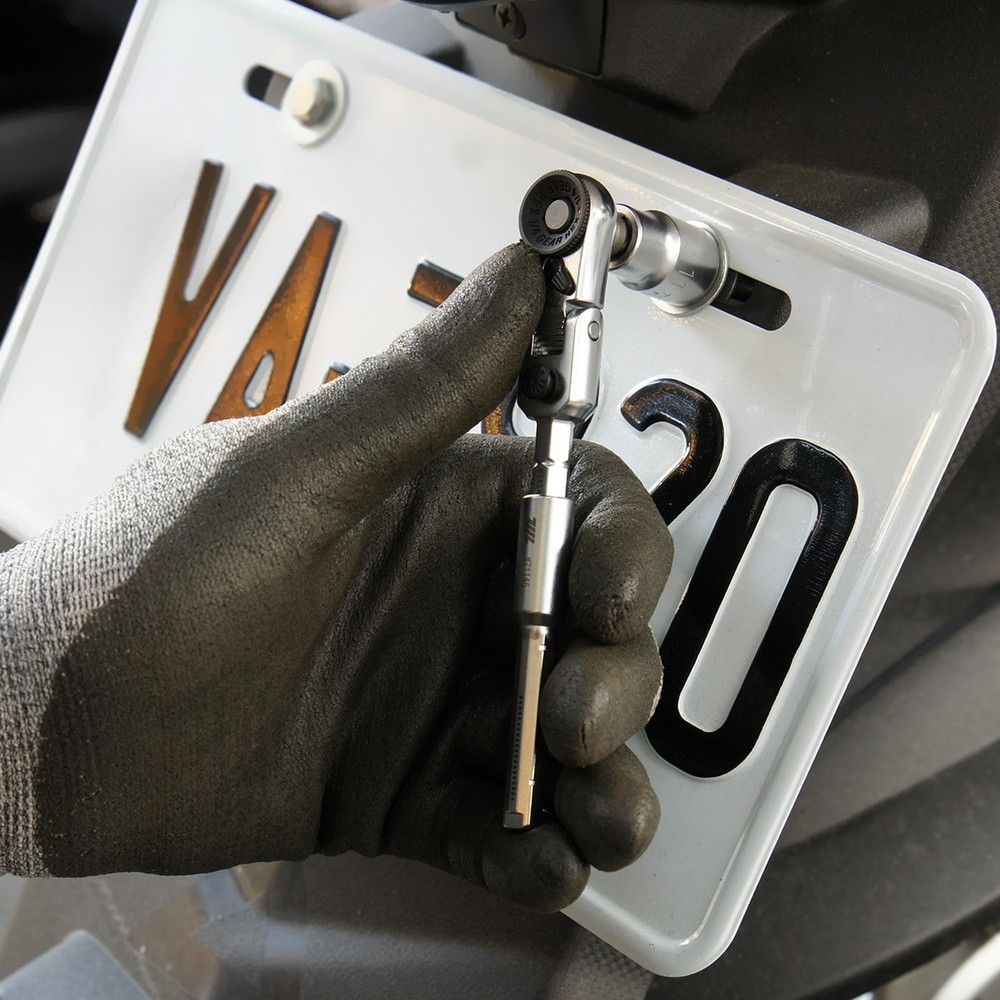 Mini 1/4" Ratchet Wrench with Socket Extension for EDC