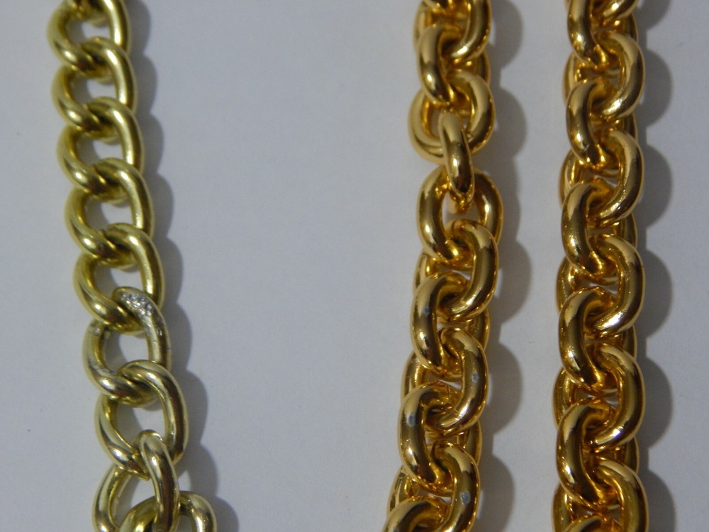 Goldtone Cable Chains
