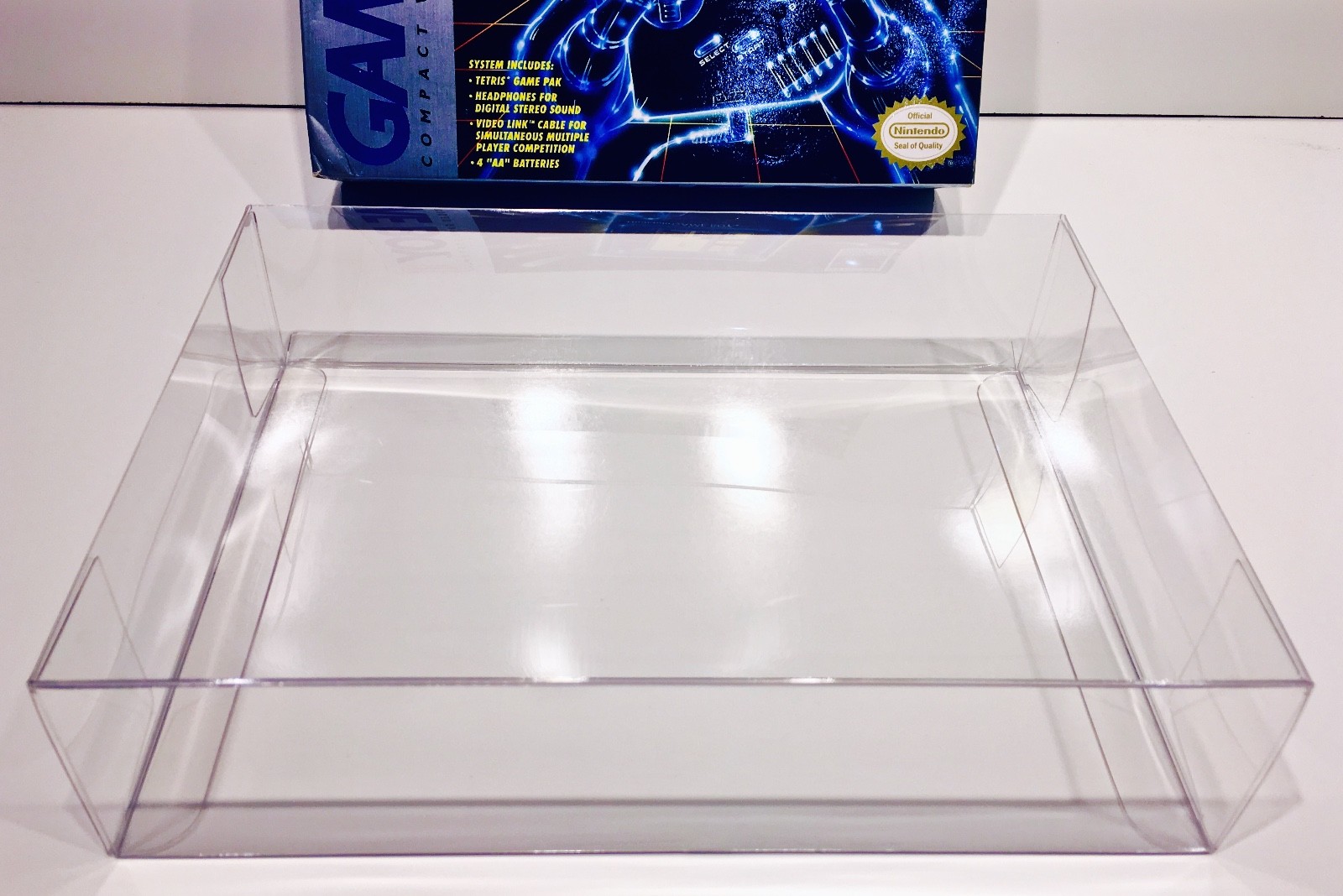 1 Original NINTENDO GAME BOY CONSOLE Box Protector    Fits Blue / Gray Box Only!