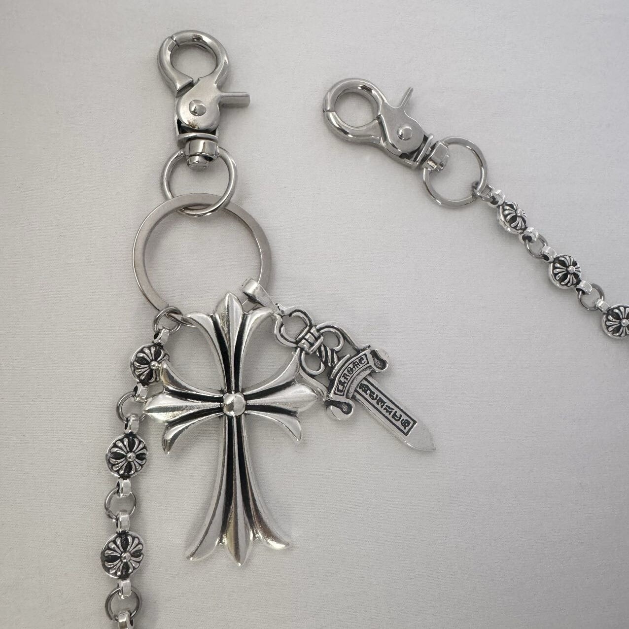 Cross Pants Chain for Men Women,Jeans Chain,Keys Chain,Biker Wallet Chain