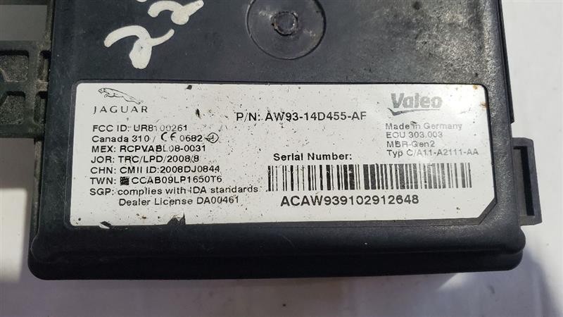 Used Blind Spot Detection System Warning Control Module fits: 2011 Jaguar Xj Dri
