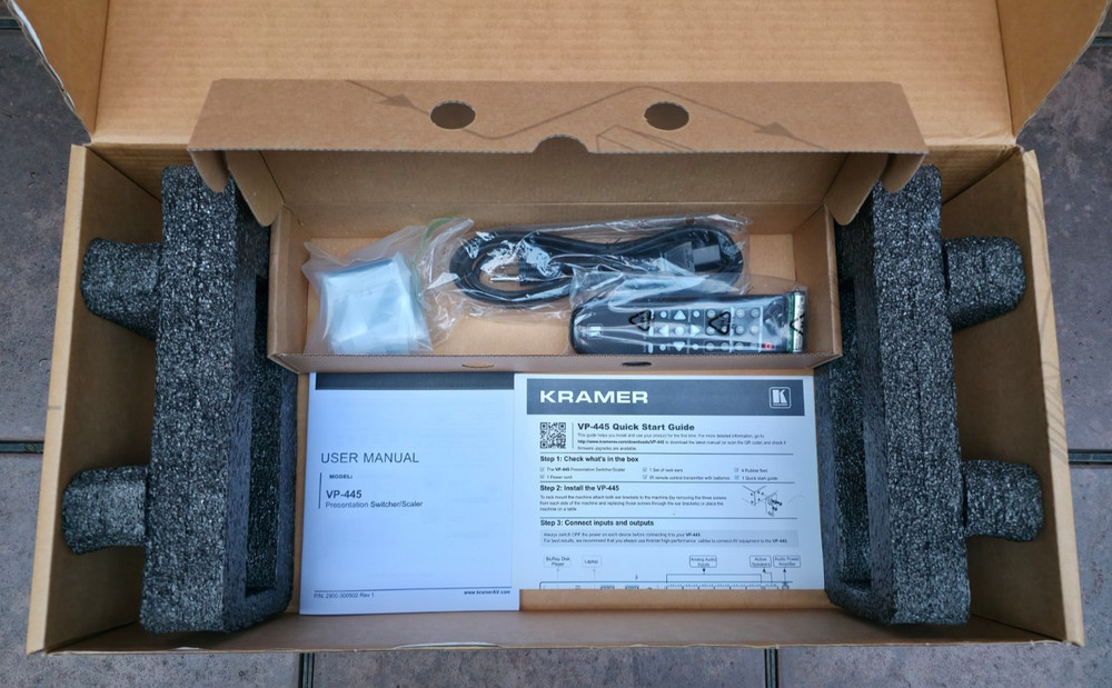 Kramer VP-445 12-Input Presentation Switcher Scaler